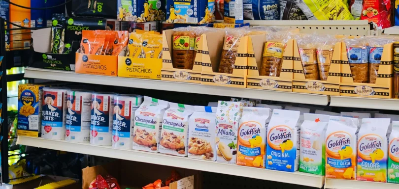 Rayon de supermarché en Tunisie – solution ERP et POS intégrée pour la gestion des produits et ventes